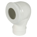 Pipe de wc à sortie verticale, en pvc blanc, Ø 80