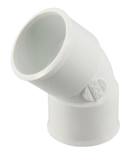 Coude simple ff 45' d,32 blanc eg