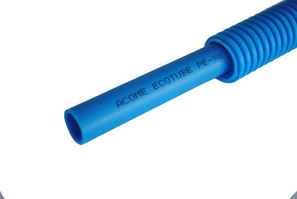 Tube per gainé ecotube bleu dn12 s/g bleue-couronne 100 m -réticulation pexc