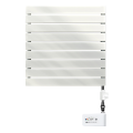 Sèche-serviettes hita mixte 600x1290 770w blanc ral9016 avec kit km0750db