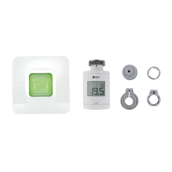 Pack trv 1.0 connecté 2 têtes thermostatiques intelligentes avec accessoires