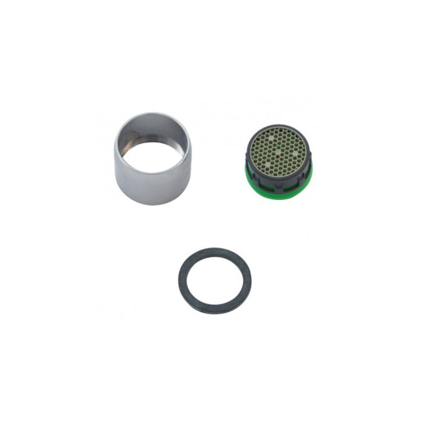 Aerateur complet f22/100 aérateur + joint + bague chromé thewa