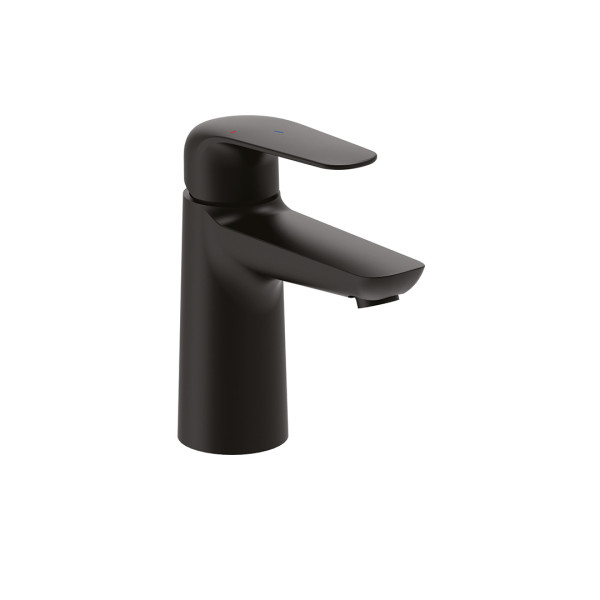 Mitigeur mécanique noir pour lavabo gamme pact thewa