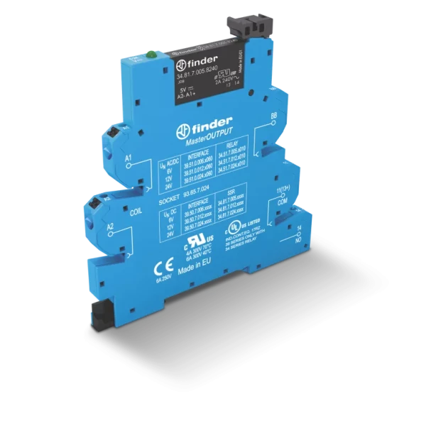 Interface mod a relais stat  master output 1t ent 220...240vac sort 24vdc 2a bornes automatiq (395082309024)