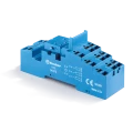 Support 10a 250v série 5533, bleu, étrier métallique, push-in (94p3sma)