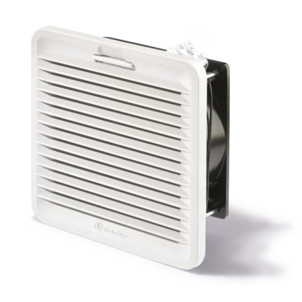 Ventilateur à filtre taille 1, 120v ac, 24 m³/h, push-in, ip54 ext, flux inv (7f3181201020)