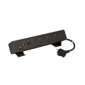 Bloc bureau 3x2p+t f/b + usb a+c + rj45 + hdmi cordon 2m fiche - noir