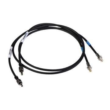 FV ERML101 FIBRE VERRE BARRAGE LONG  1M GAINE METAL EMBOUT LATERAL