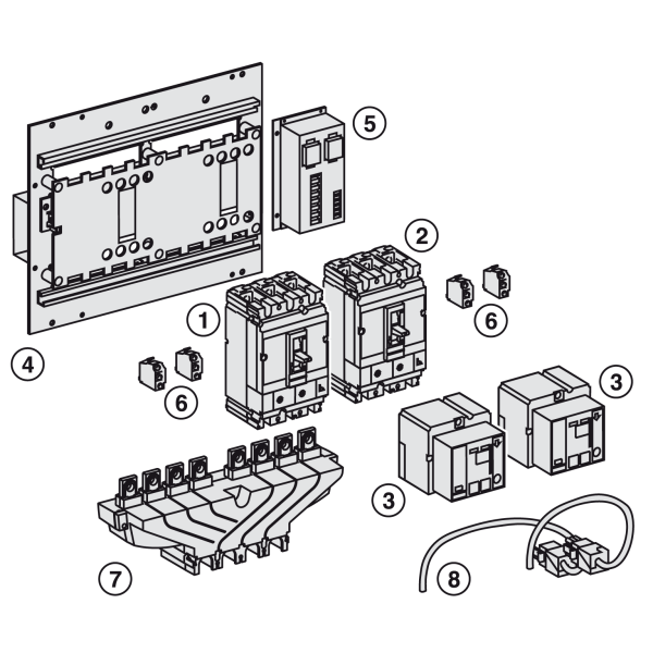 Enerlinx - cable modbus sl 3m pour bscm+