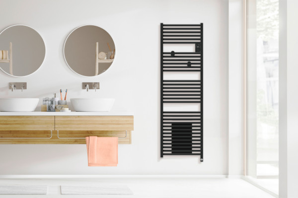 Radiateur sèche-serviettes connecté riva 5 500w blanc brillant