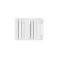 Radiateur chaleur douce connecté bilbao 4 horizontal 1250w blanc brillant