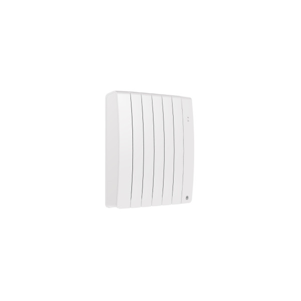 Radiateur chaleur douce connecté bilbao 4 horizontal 1250w blanc brillant