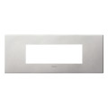 Plaque de finition arteor 6 modules carre arteor soft alu