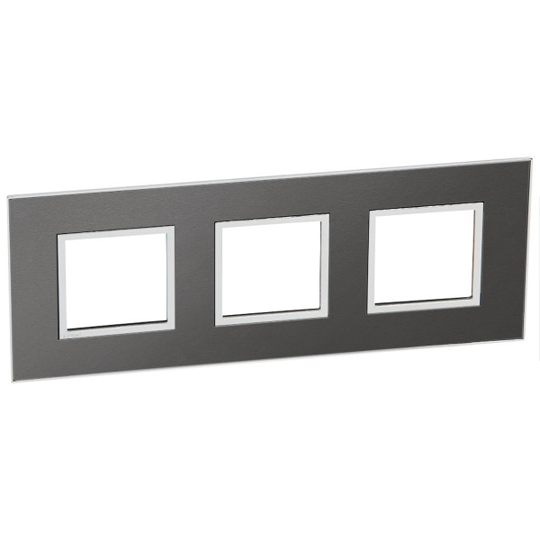 Plaque de finition arteor 3x2 modules arteor carre noir