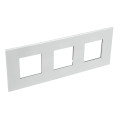 Plaque de finition arteor 3x2 modules carre arteor soft alu