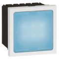 Soft blue light diffuser for hotel 2 modules . arteor carre blanc
