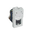 Prise rj45 categorie 6 ftp 1 module arteor soft alu