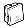 Switch for lights (on/off of all lights) master 2 modules with icons sq mag.