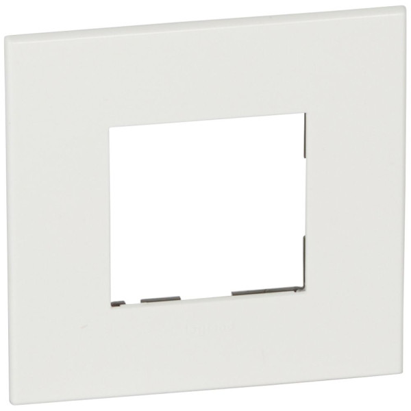 Plaque de finition arteor 2 carre module fb-sch white 