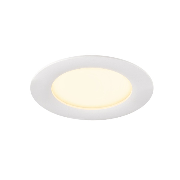 Downlight v 100, collerette plate blanche