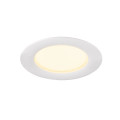 Downlight v 100, collerette plate blanche