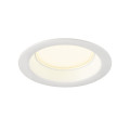 Downlight v 100, collerette en retrait blanche