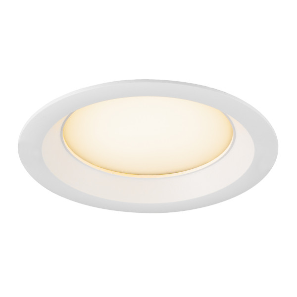 Downlight v 150, collerette en retrait blanche