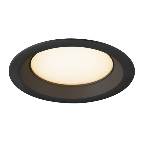 Downlight v 150, collerette en retrait noire