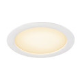 Downlight v 200, collerette plate blanche