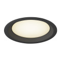 Downlight v 200, collerette en retrait noire