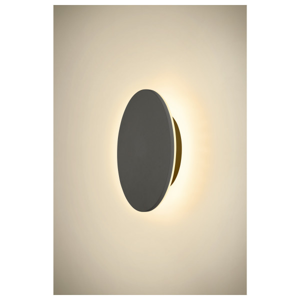 D-ring m, applique murale, phase, 2700/3000 k, phase, ip65, noir