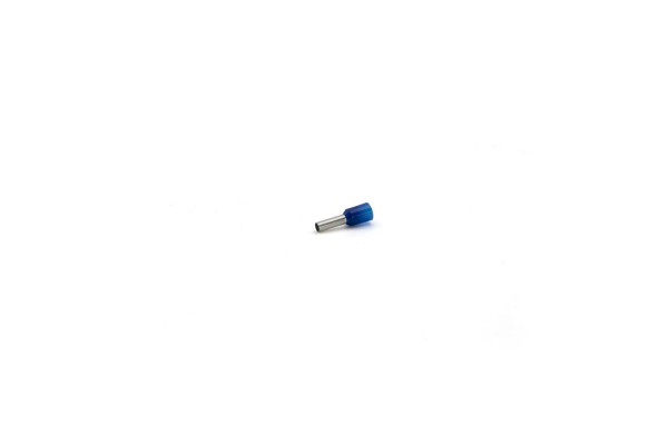 Embout de câblage 2,5 mm² simple longueur 18 mm bleu