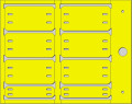 Repère de câbles à fixation par collier type  mg-etf (13x57 pk)