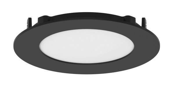 Flat led 8w 3cct noir         