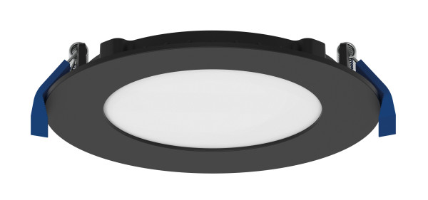 Flat led 8w 3cct noir         