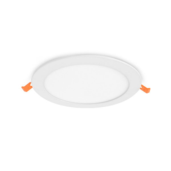 Slimy ii downlight diam 175mm 12w 3000k alu blc 5ans