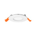 Slimy ii downlight diam 90mm 3w 3000k alu blc 5ans