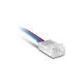 Bandeau cable double connecteur 10mm pr ip54 rgb