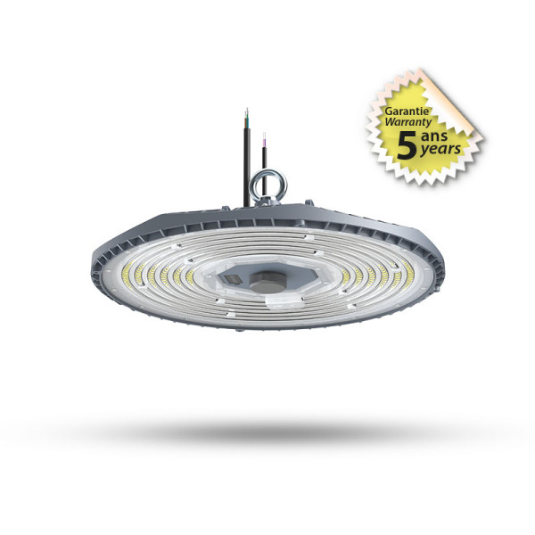 Lunar highbay 200w 4000k 200lm/w 90° dim 1-10v l80b10 80000h 5ans