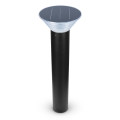 Sunny coupole potelet solaire conique 9v 800mm 4w 4000k noir ip65