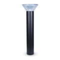 Sunny coupole potelet solaire conique 9v 800mm 4w 4000k noir ip65