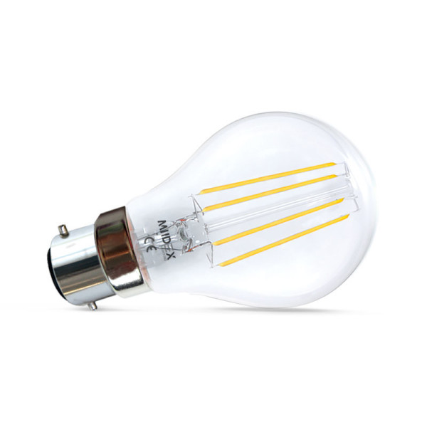 Led fil cob bulb b22 8.5w 4000k clr boite