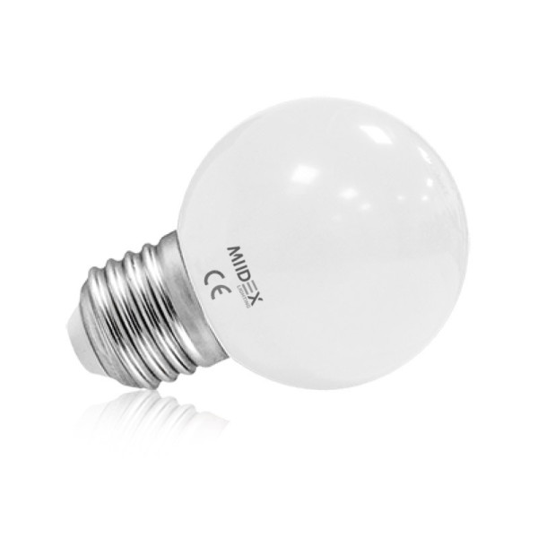 Led 1w bulb e27 3000k depoli boite