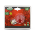 Led 1w bulb e27 rouge