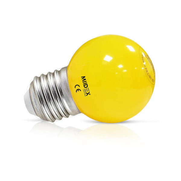 Led 1w bulb e27 jaune boite