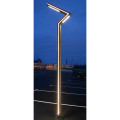 Zigzag lampadaire eclairage pieton 50w 4000k ip65 3,5 mètres gs 