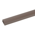 Moulure 22x12mm Planet Wattohm Keva fond + couvercle brun, 1 compartiment, longueur 2,10 m