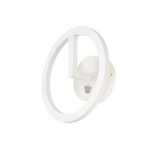 Q-ring, applique murale, 3000 k, phase, ip65, noir