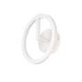 Q-ring, applique murale, 3000 k, phase, ip65, blanc