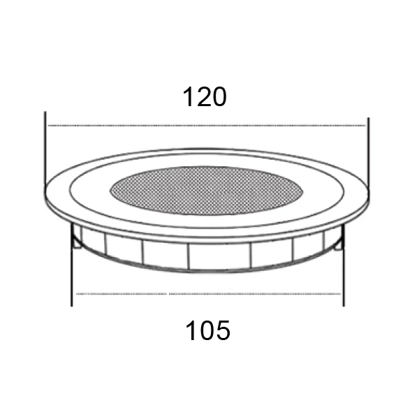 Spot LED Rond Slim 6 W 4000 K  - Ø 105 Downlight Ultimate Group